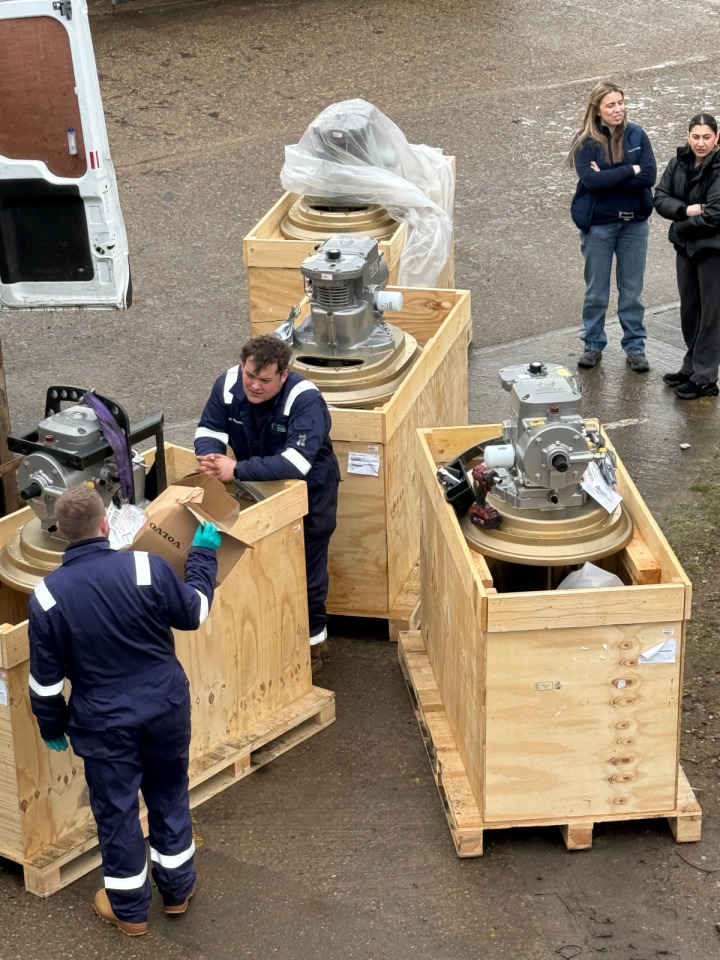 Volvo IPS in Transport Case