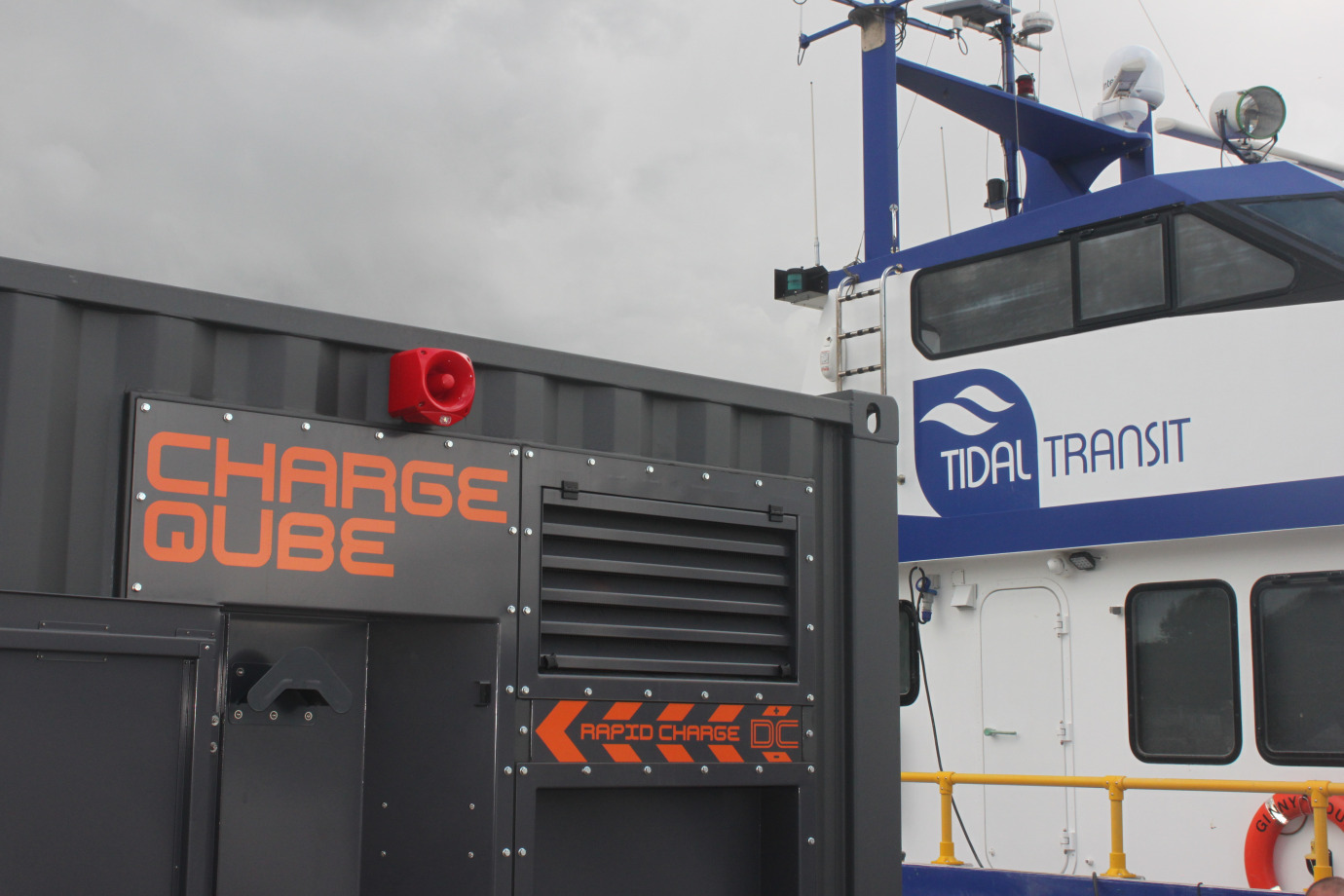 Fellten's Charge Qube deployed by Tidal Transit